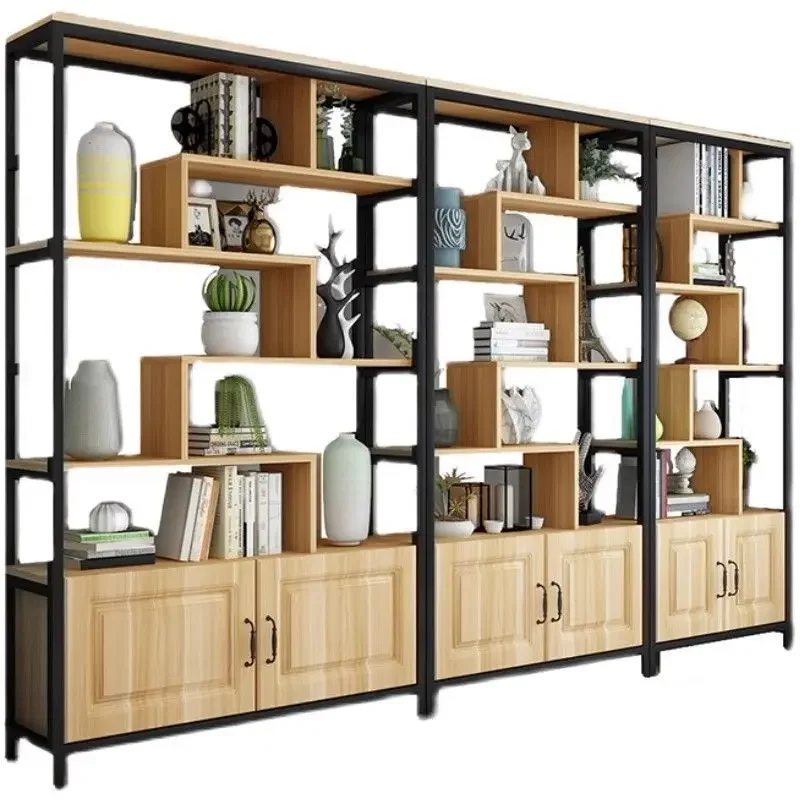 

Home bookshelf simple modern storage combination living room floor creative partition office multi-layer