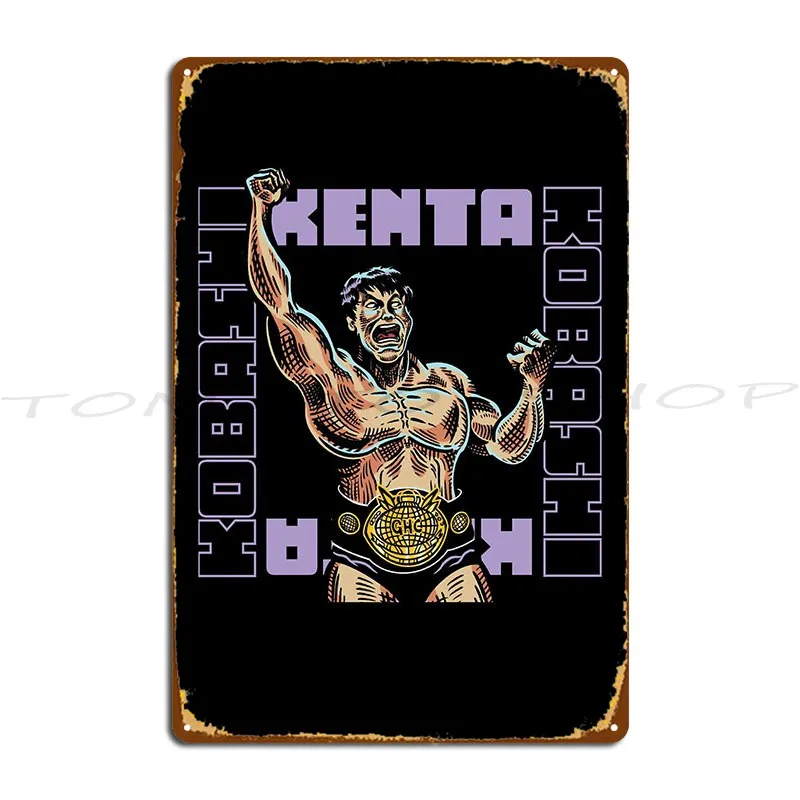 Kaoru Hanayama Baki Hanma The Grappler Metal Plaque Poster Wall Decor Living Room Pub Party Plates personalized  Tin Sign Poster
