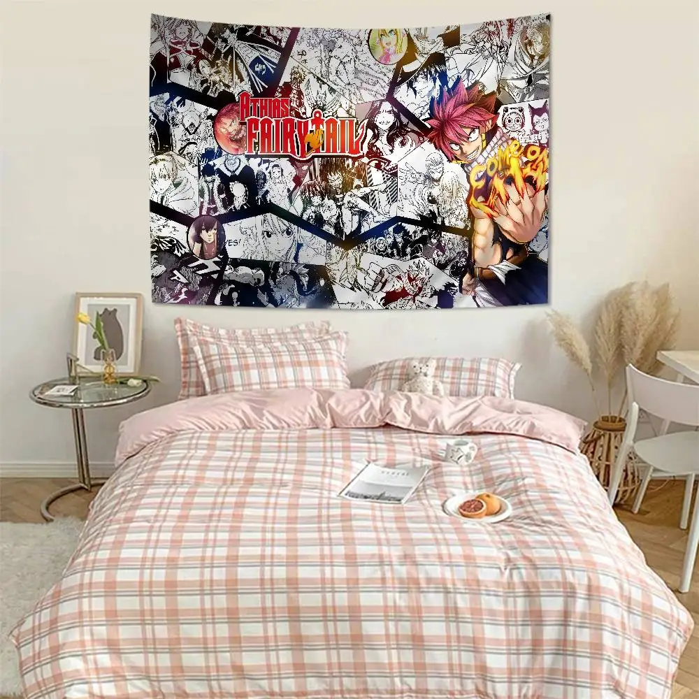 Anime F-fairy Tail DIY Wall Tapestry for Living Room Home Dorm Decor Wall Art Decor