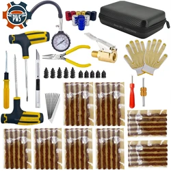 PWS Auto Tire Repair Kit Puncture Plug Tools Tyre Puncture Emergency for Universal Tire Strips Stiring Glue Repair Tool