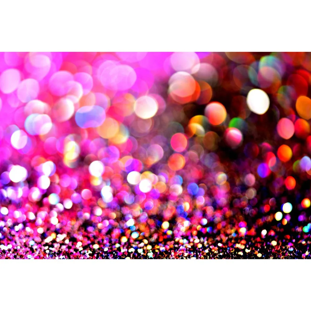 Bunte Glitzer Licht Bokeh Fotografie Hintergrund benutzerdefinierte Baby Kinder Kid Party Photo Photo Booth fotografische Hintergründe