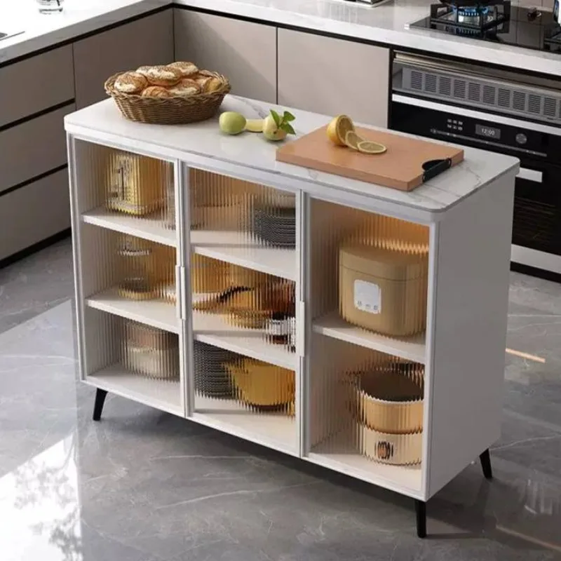 Modern Kitchen Cabinets Organizer Shelf Quality Strong Nordic Storage Cabinets Space Saving Meuble Rangement Furniture Home