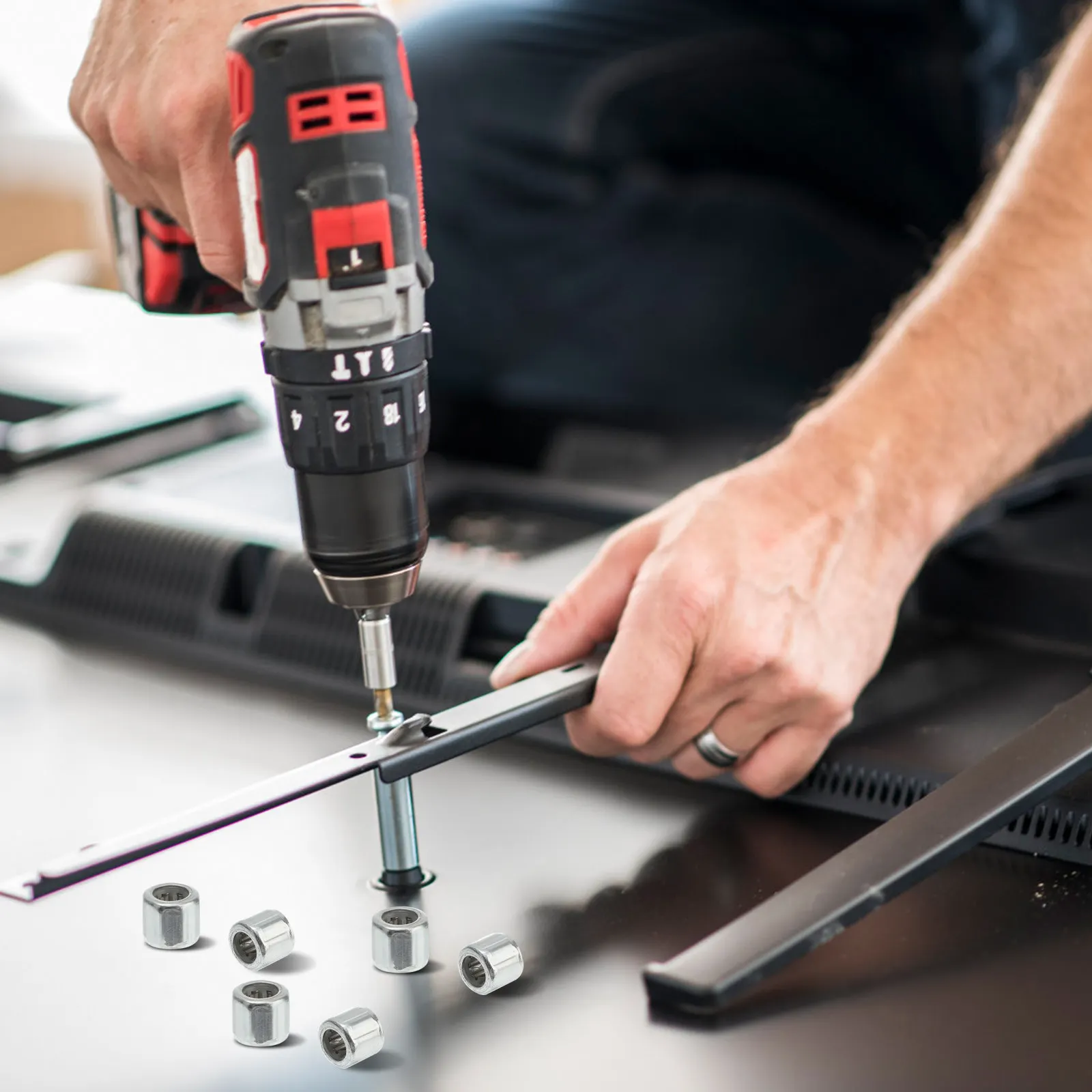 

10 шт. игольчатых роликовых подшипников из нержавеющей стали с высокой несущей способностью для двигателей, фитнес-оборудования, промышленной фурнитуры, осевых роликовых подшипников