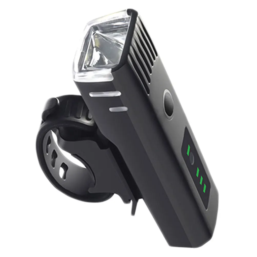 

1pc Sensor Bike Headlight Aluminum Alloy Light-Sensitive Vibration Usb Rechargeable Cycling Lamp For Night Riding Mountain