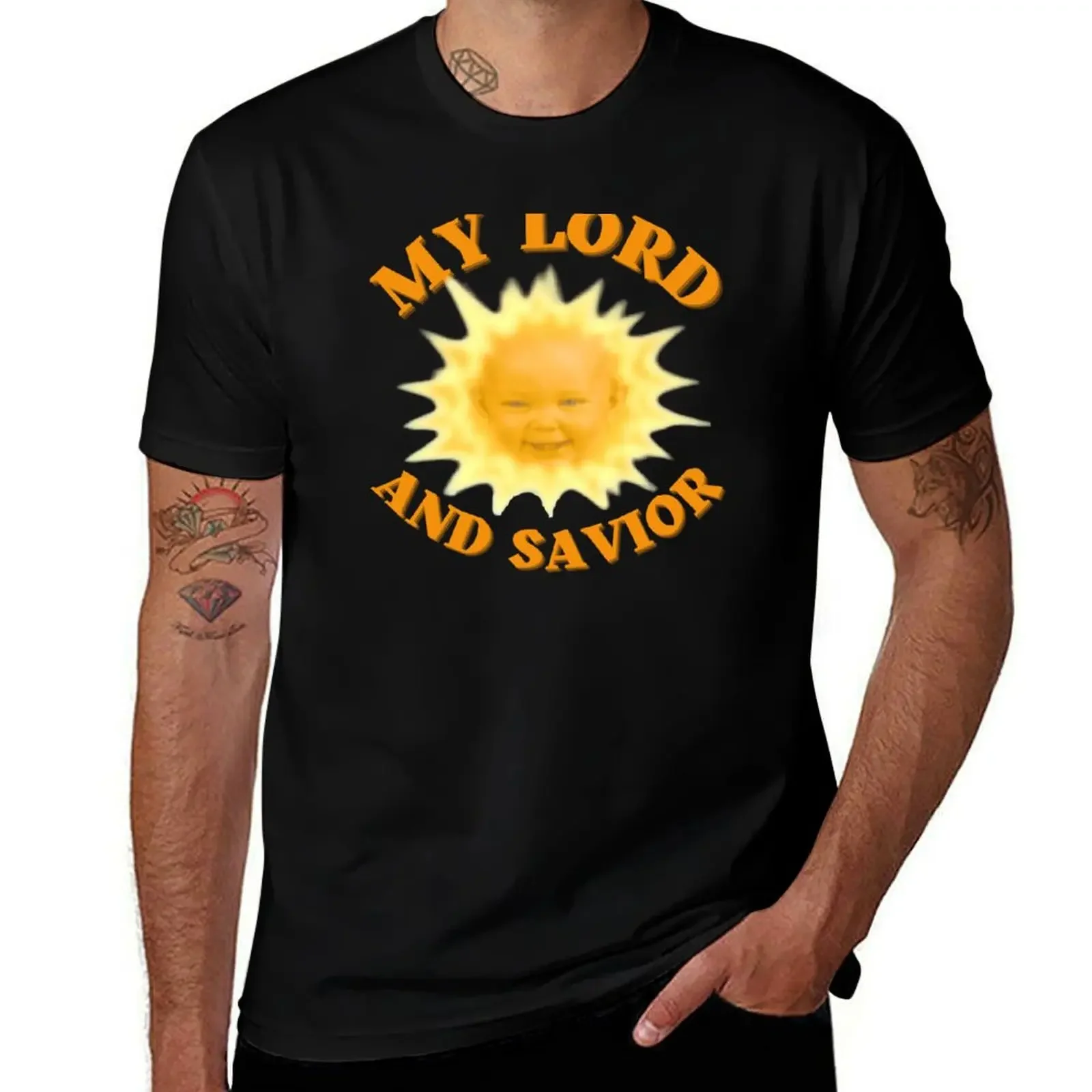 My Lord and Savior, Sun Baby T-Shirt plus sizes kawaii clothes shirts men graphic