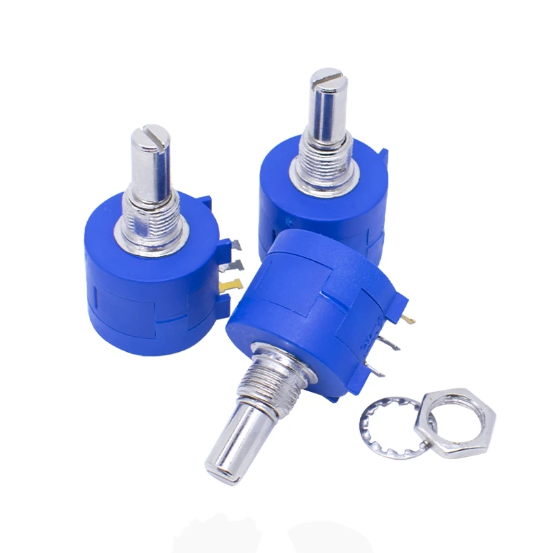 1 قطعة 3590S متعدد الجهد 500 1K 2K 5K 10K 20K 50K 100K أوم الجهد قابل للتعديل المقاوم 3590 102 202 502 103