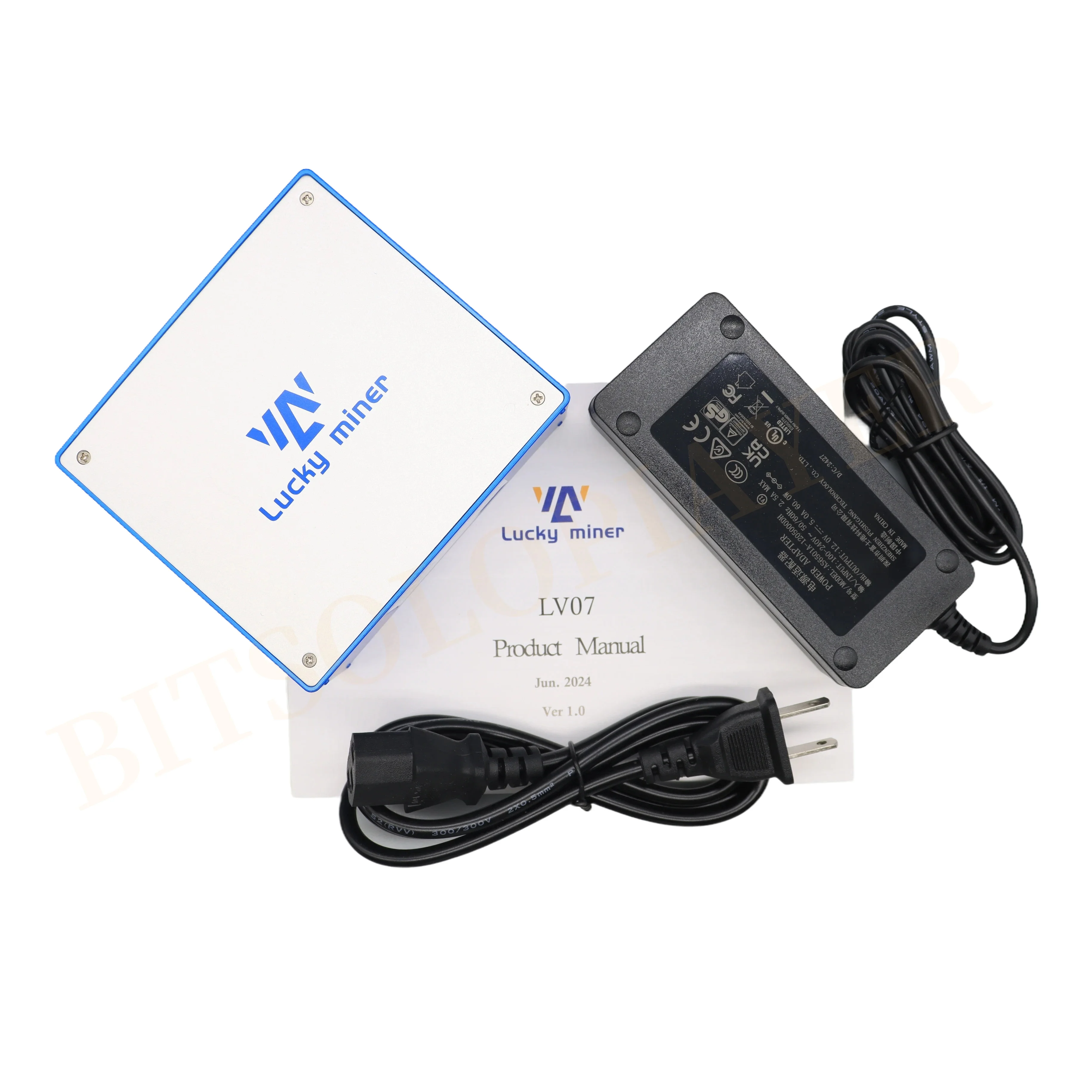 bitcoin mijnwerker Lucky Miner LV07 1TH/S 26W SHA-256 Algoritmus Crypto Solo Asic Cryptocurrency-mijnwerkers