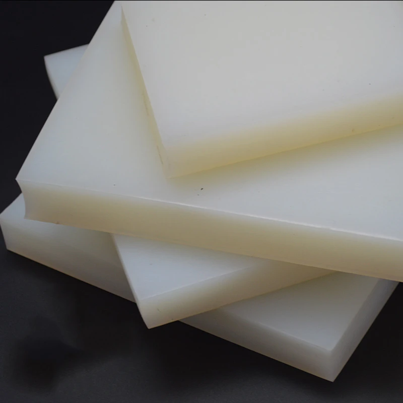 White Square Silicone Block Shock-absorbing Sound-proof Rubber Pad Shock-proof Rubber Plate Wear-resistant High Temperature