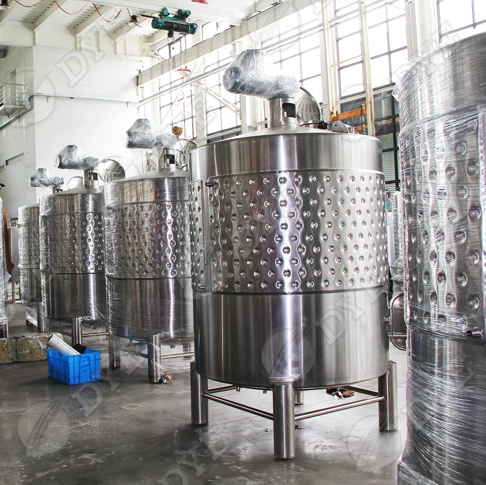 500L 1000L 2000L 3000l 5000l 10000L Stainless Steel Winery Equipment Machinery Wine Fermentation Tanks