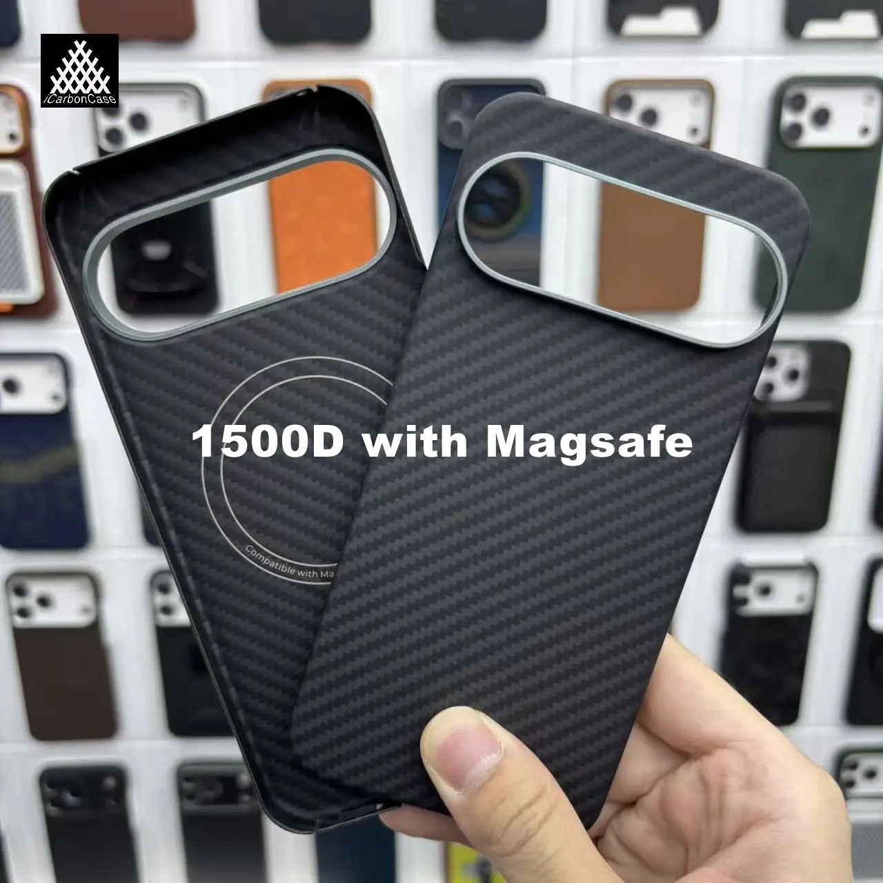 Magnetische Echte Aramid-Faser-Hülle für Google Pixel 11 Pro XL 600D /1500D Superleichte Carbonfaser-Schutzhülle für die Rückseite des Telefons