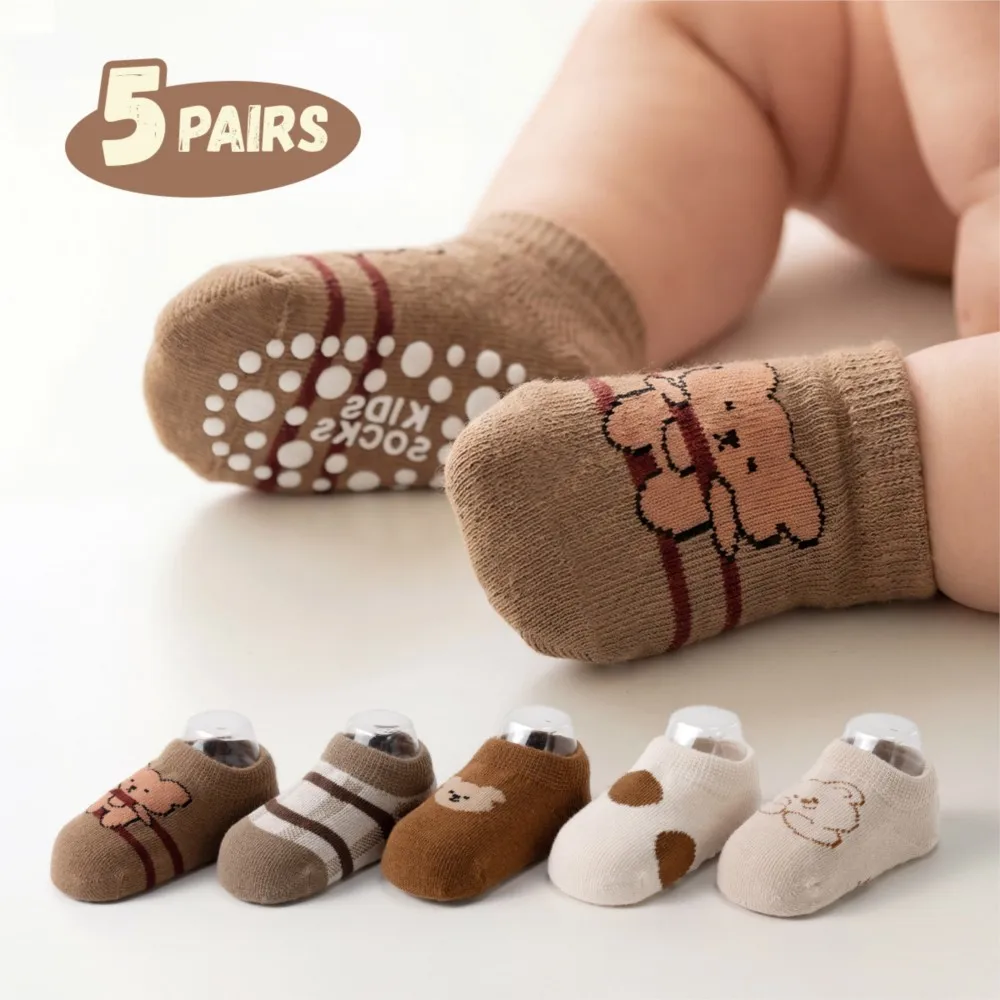 Baby socks cotton breathable and anti-slip floor socks for newborns boat socks acessorios bebe short sock non-slip sokken