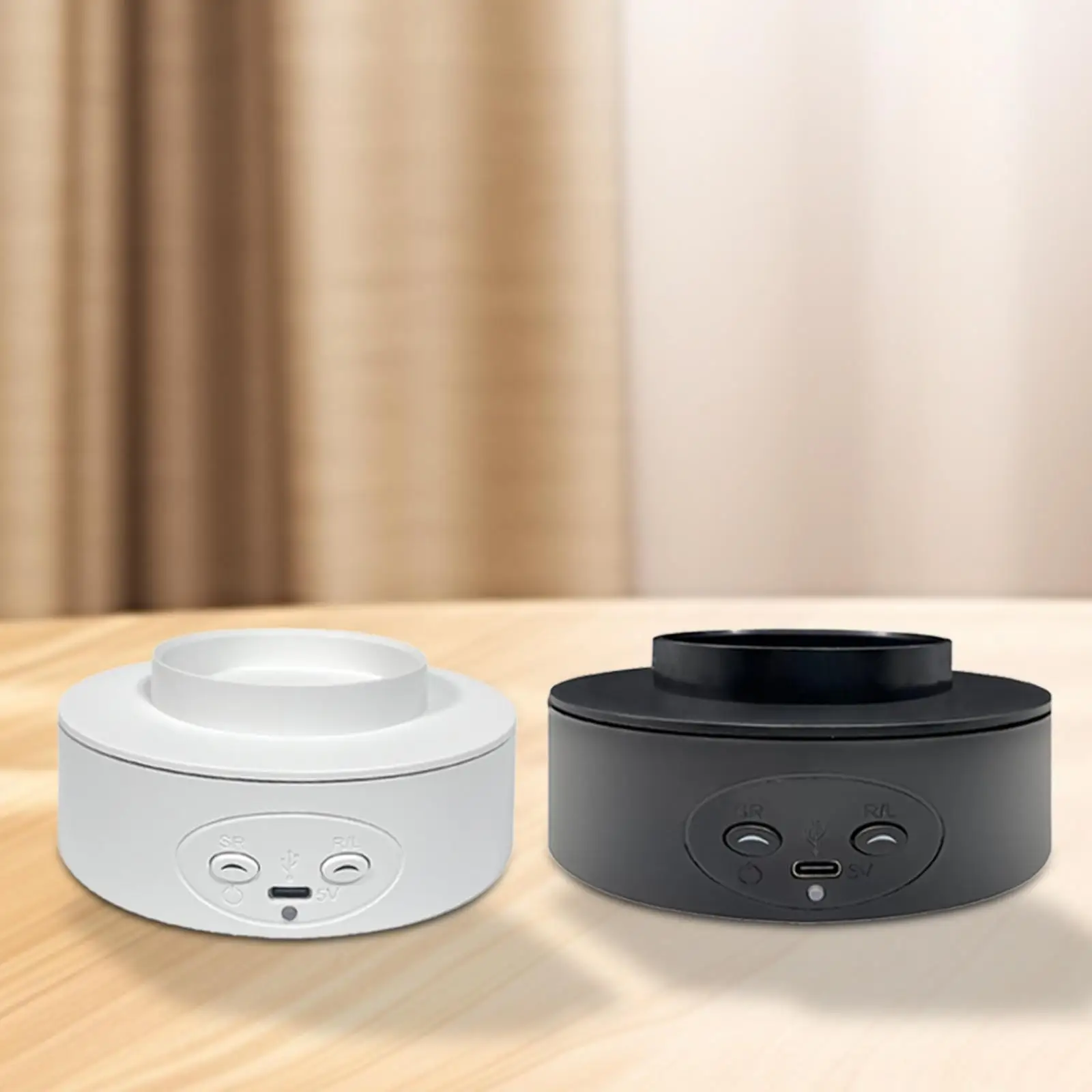 حامل عرض دوار بمحرك قرص دوار مع حامل كابل USB لـ #4