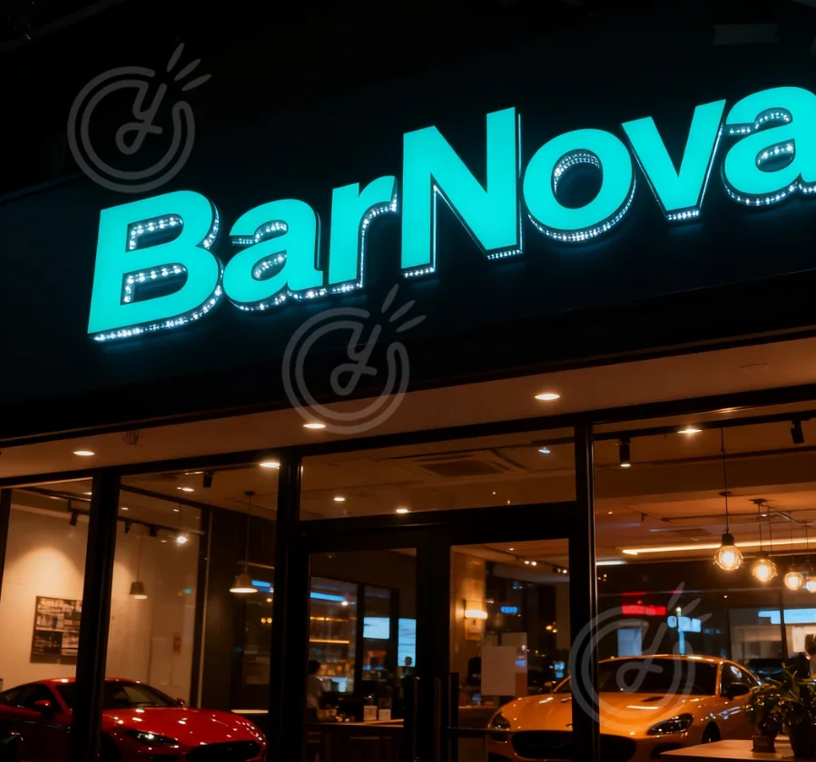 Led Signage Custom Light Signs Logo English Letters to Wall Business Acrylic Sign Luminous Lights Luxury Brand Poster Neon 3d