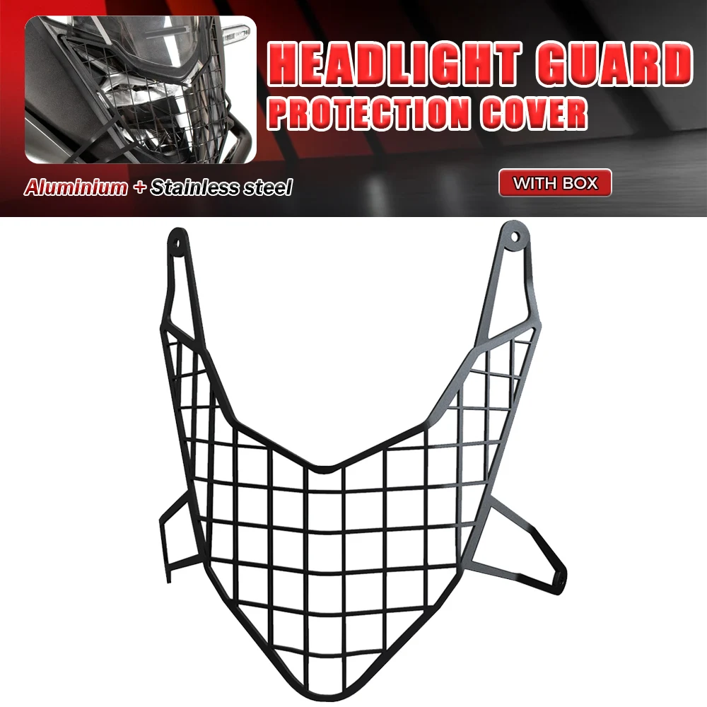 

TRANSALP XL750 2024 Motorcycle Aluminium Headlight Headlamp Grille Shield Guard Cover Protector For HONDA XL 750 TRANSALP 2023