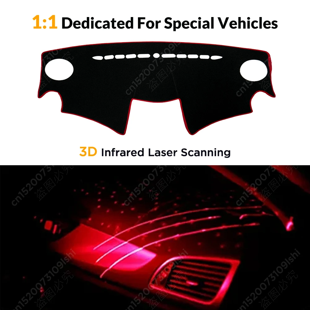 Car Dashboard Cover For Chevrolet Spark 2013 2014 2015 Dash Mat Sun Shade Anti-UV Carpets Car Accessories