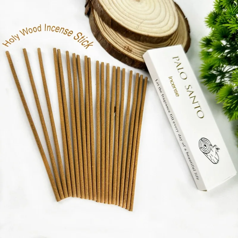 30 Sticks/box Natural Palo Santo Incense White Sage Cedar Coffee Incense Stick Home Aromatherapy Yoga Meditation Room Fragrance view 3