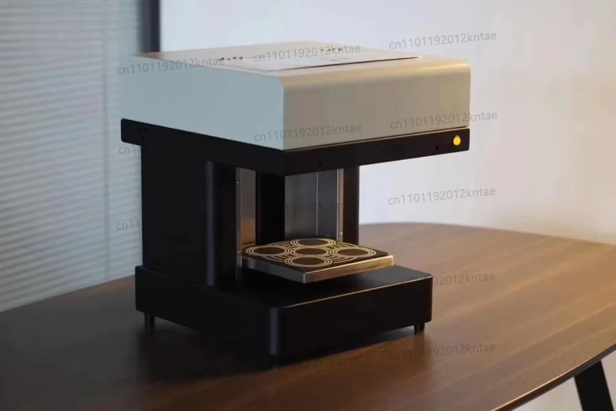 3dCustomized Commercial Edible Food Printer - 4-Cup Coffee Drawing & Cake Printing Dual Machine