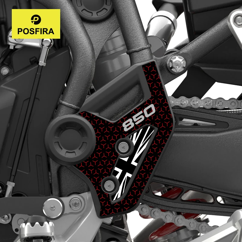 

POSFIRA Motorcycle Footrest Panel Sticker Vinyl Decals for Triumph Tiger 850 Sport 2024-2025 Motorbike Decoration Accessories