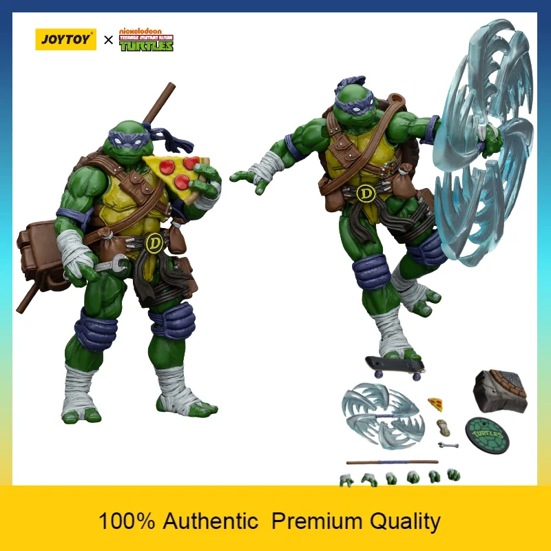 

[In Stock] JOYTOY TMNT Donatello 1/18 Articulated Action Figure with Special Effects Accessory Collectible Anime Model Toy Gift