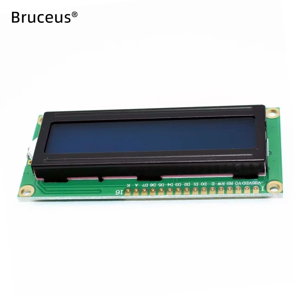 Module d'affichage LCD à 16x2 caractères LCD1602, écran rétroéclairé bleu ou vert 5V pour projets de bricolage Arduino Raspberry Pi