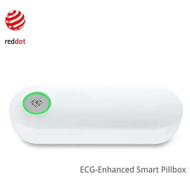 

Reddot Winner Remote Cardiac Health Monitoring Electrocardiogram ECG Monitor Smart Pillbox Medication Dispenser with Bluetooth