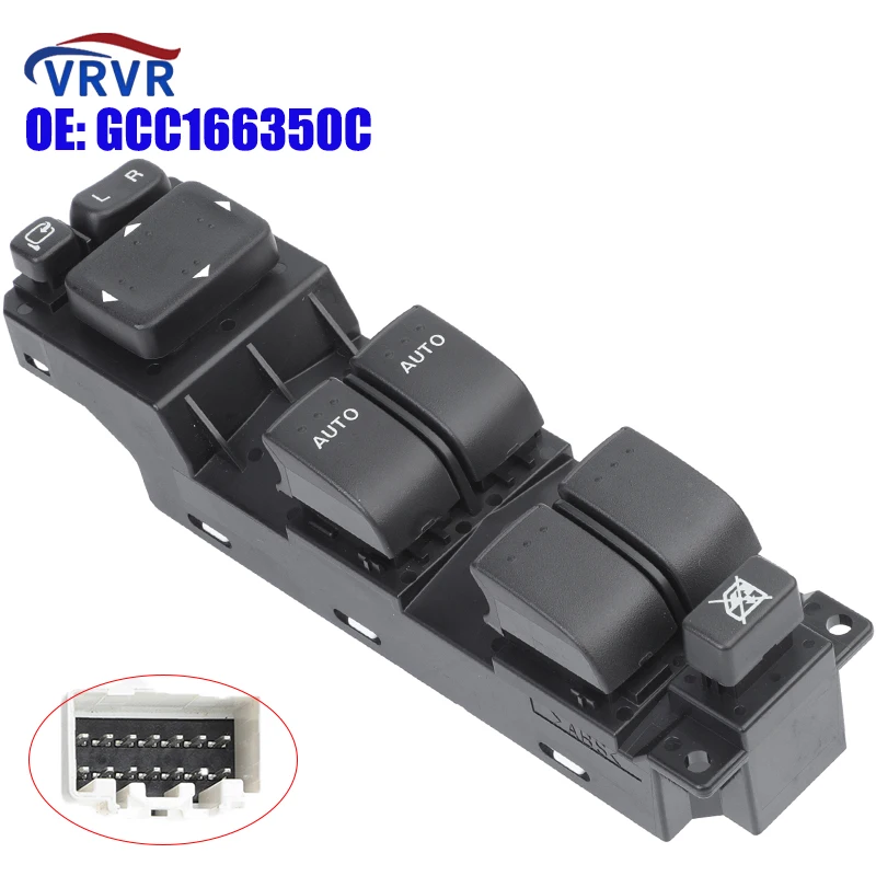 VRVR GCC166350C Master Power Window Switch For Ford