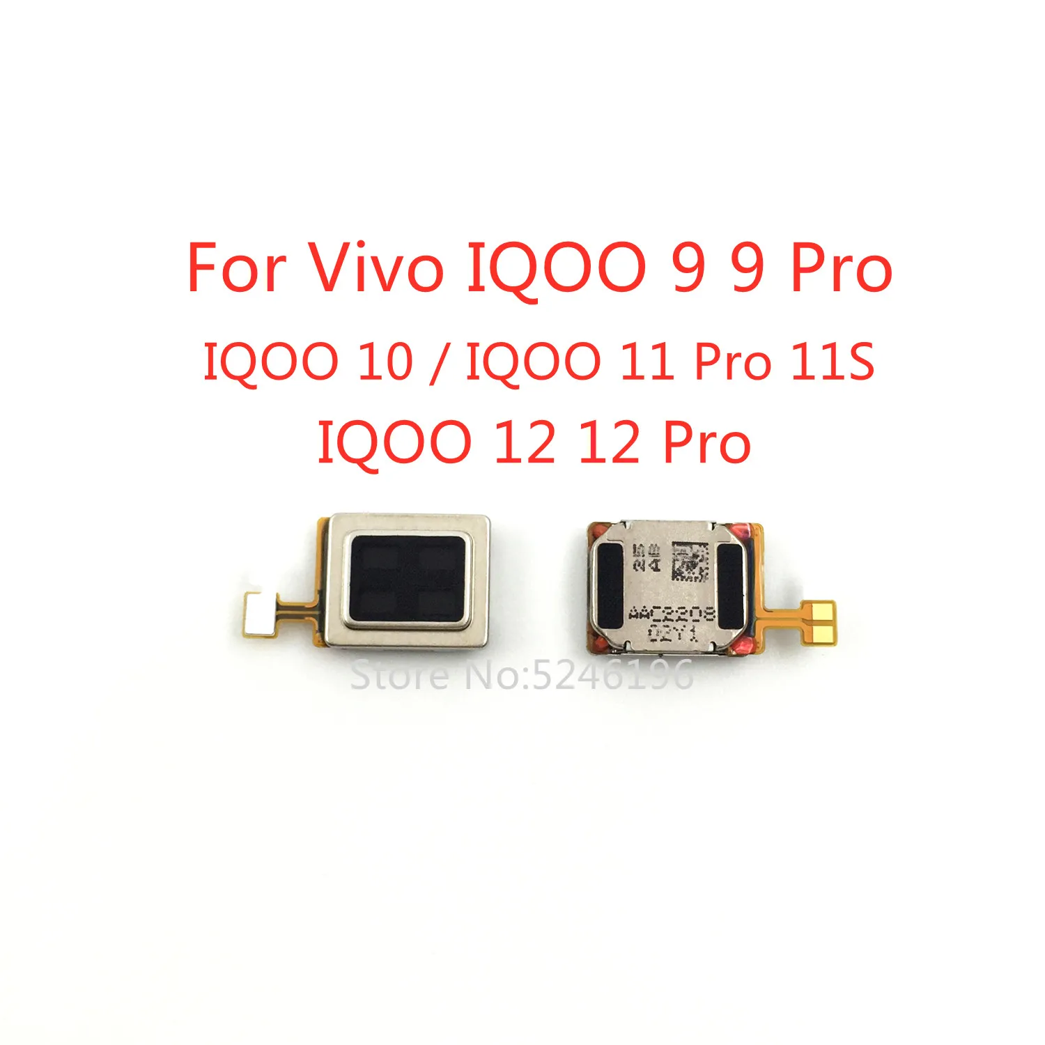 

1pcs Earpiece Speaker Flex Cable For Vivo IQOO 9 Vivo IQOO 9 Pro Vivo IQOO 10 Vivo IQOO 11 Pro 11S Vivo IQOO 12 Pro ReplacePart.