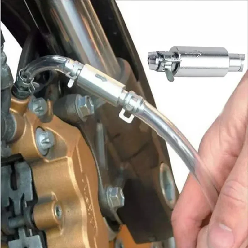 油圧ブレーキブリーダーホースツールロック可能な自動車ブレーキ液ブリーダー出血ホースノンリターン一方向チェックバルブ付き