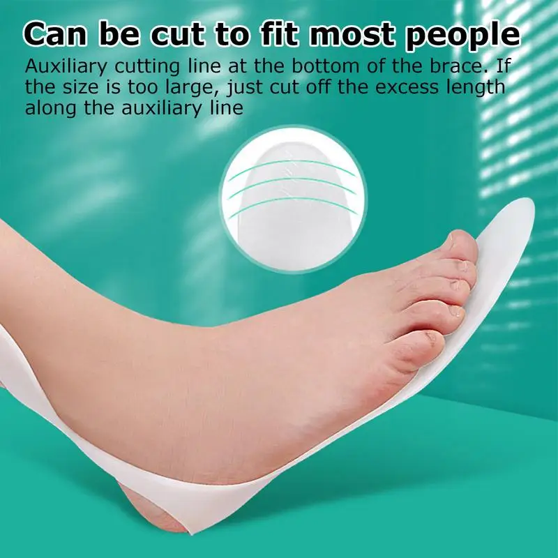 Attelle de soutien pour pied tombant, orthèse de stabilisation de rinçage, attelle de pied sans charge, orthèse de pied réglable