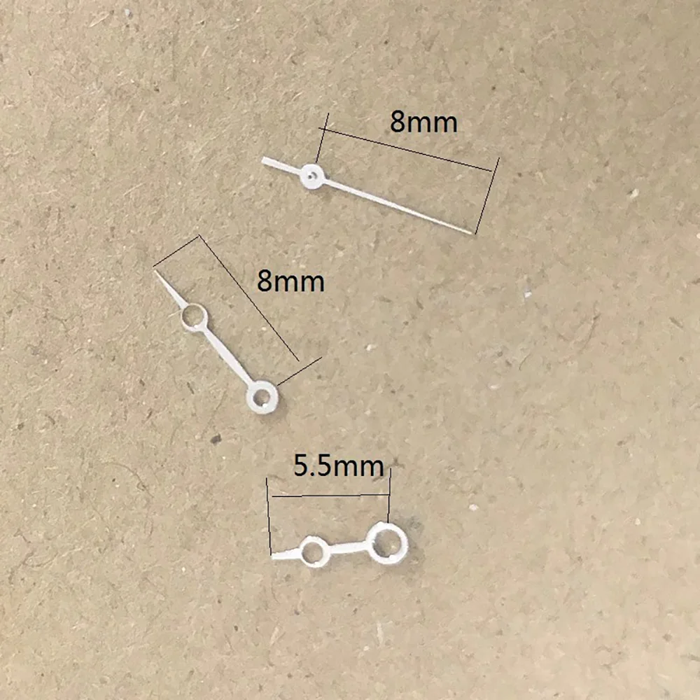 Watch Accessories Watch Hands Hours, Minutes and Seconds 3-Pin Suitable for 763 Quartz Movement Watch Pointer