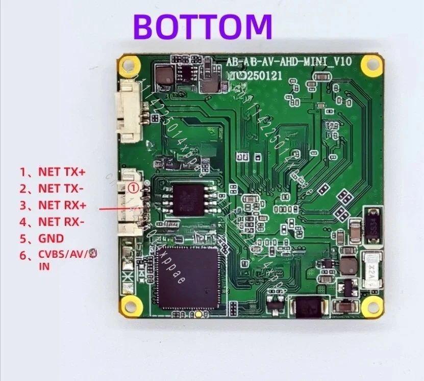 Mini AV CVBS AHD Anti-Interlaced Analog SD HD Network Encoder Supports UDP RTSP ONVIF Protocol for Surveillance Systems