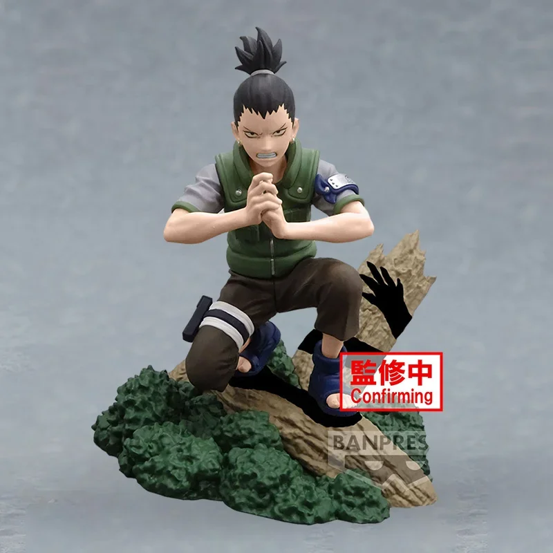 Original BANDAI Banpresto NARUTO Memorable Saga Nara Shikamaru PVC Anime Figures Action Figure Model Toys Christmas Gifts