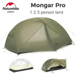 Naturehike Mongar UL/PRO 1 2 3 Person Tent Ultralight Waterproof Backpacking Tent Outdoor Portable Hiking Camping Sunshade