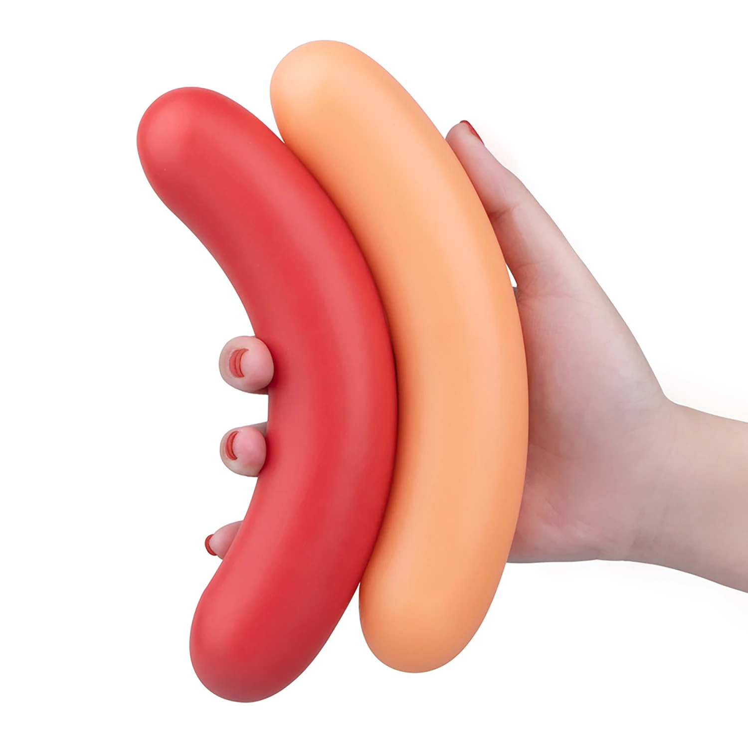 Sex Products Hot Dog Anal Plug Dildos Soft Anal Dilator Sex Toys Stimulate Anus and Vagina Anal Masturbation Butt Plug Penis