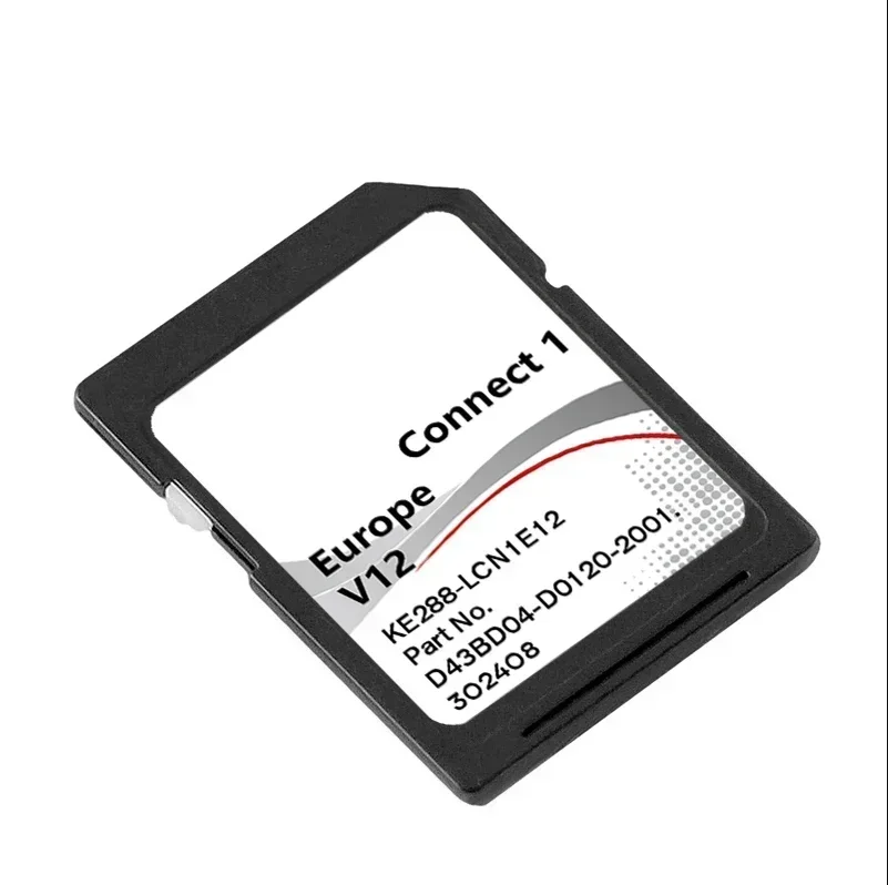 Connect LCN1 V12 SD Card Sat Nav Update 2022 Cover All Europe for Nissan Micra Note Cube Juke X-Trail Cabstar NV200