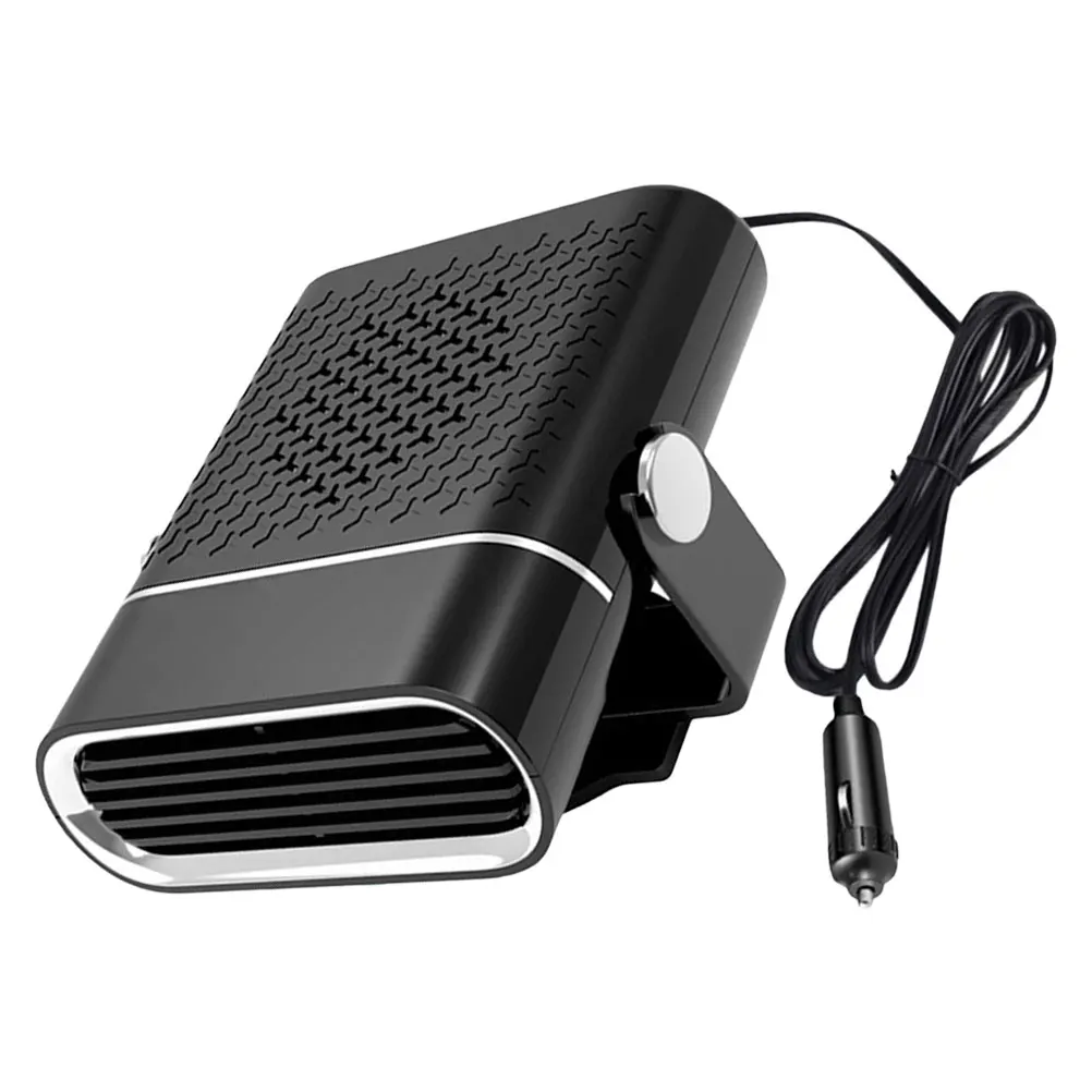 

Car Heater Electric Fast Heating Defogger Demister Auto Windshield Deicer Portable Plug In Vehicle Heating Fan For Truck Cab Suv