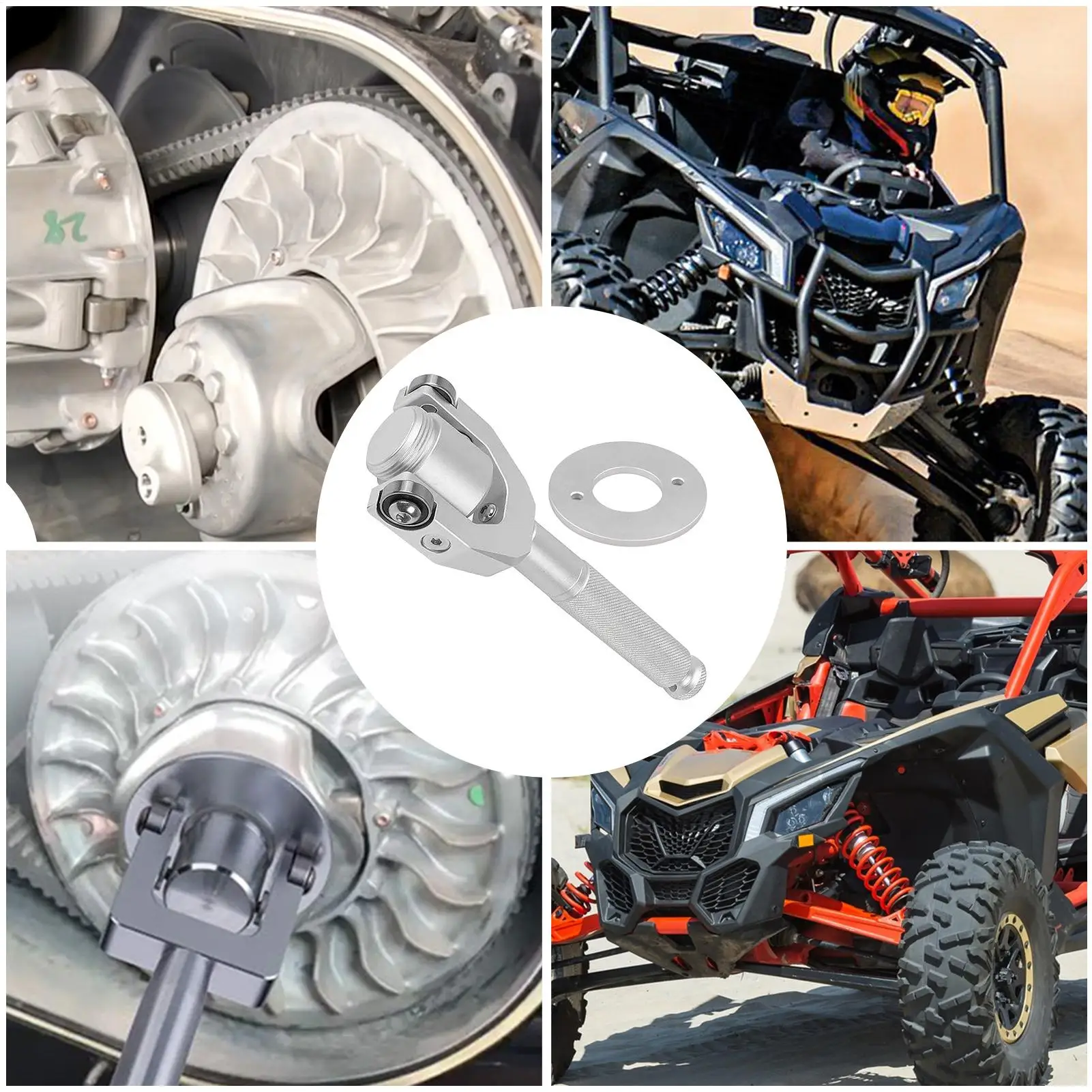 

Инструмент для снятия сцепления, сверхпрочный ручной инструмент из алюминиевого сплава высокой твердости для замены ремня, для домашнего гаража, ремонтной мастерской, использования на дорогах