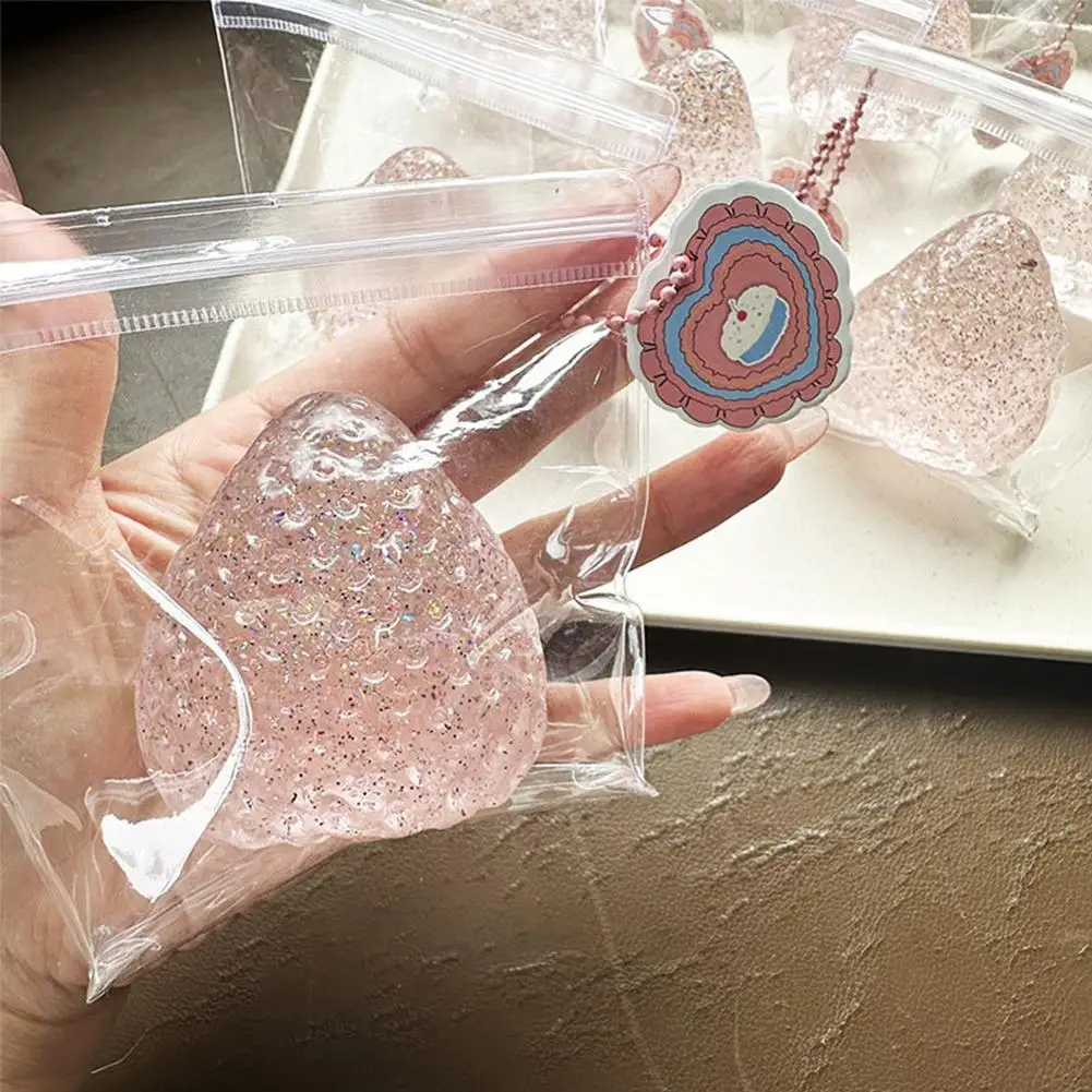 Cute Strawberry Toy Silicone Toy TPR Fidget Sensory Toy Stress Relief Vent Joking Stress Relief Funny Toy - Image 5