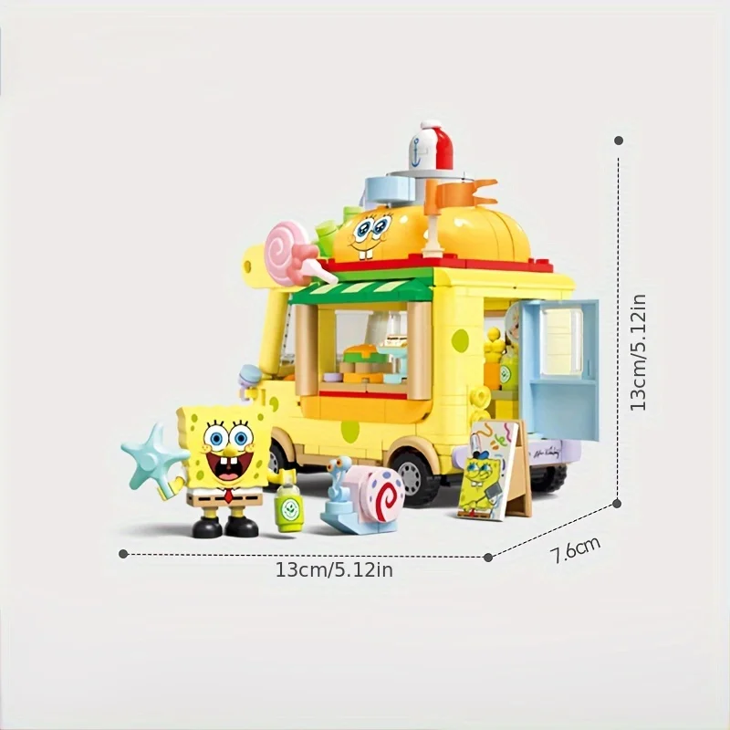 Série de blocos de construção Pineapple Beach Street View, presente de aniversário para adultos, presente para fãs, modelo de bloco de construção divertido