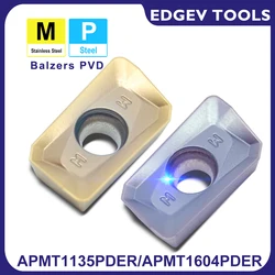 Apmt1135 Apmt1135pder Apmt1604 Apmt1604pder Apmt 1135 1604 Pder H2 M2 Original Face Mill Cutter Bap300r Bap400r Carbide Insert