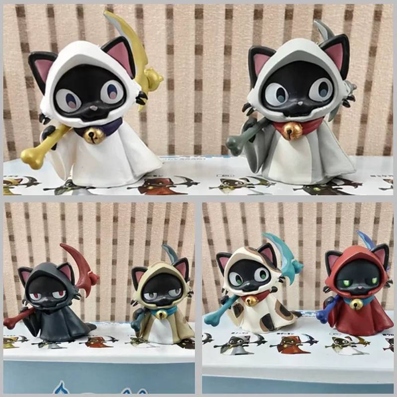 

Новинка в наличии: Фигурка-кот в виде Смерти (Sickle Reaper Cat) в слепой коробке, фигурка-кот в форме Смерти, настольное украшение, идеальный подарок для коллекционеров