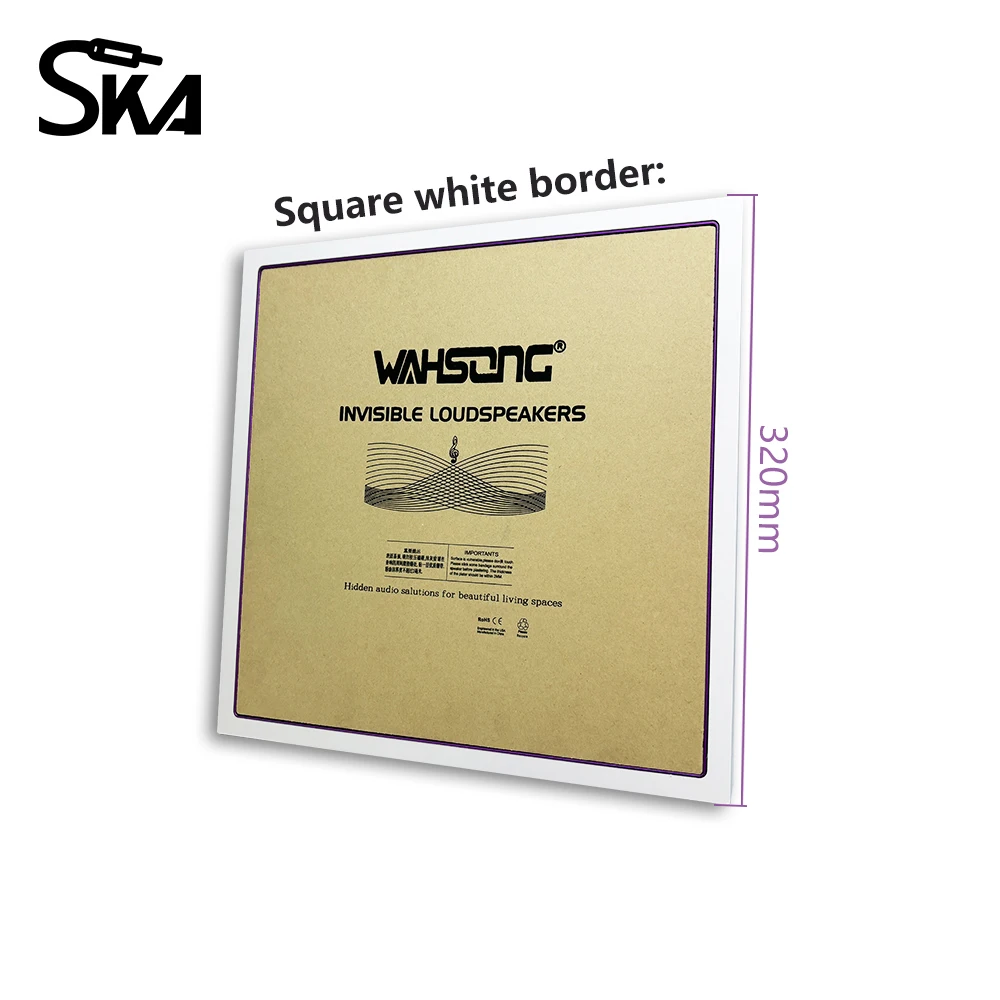 目に見えないホームシアターの長方形のフルレンジスピーカー、リビングルーム用のオーディオスピーカー、目に見えないシアター、寝室用の屋内スピーカー、30w
