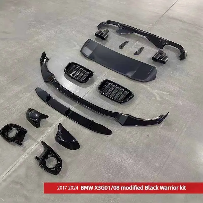 

Комплект кузова для серии X3 G01 G08 2017-2024, обновление диффузора, высококачественный автомобильный бампер, передняя губа