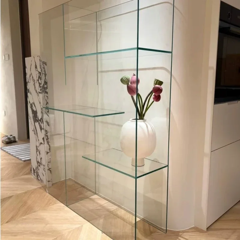 Prateleira de vidro minimalista italiana