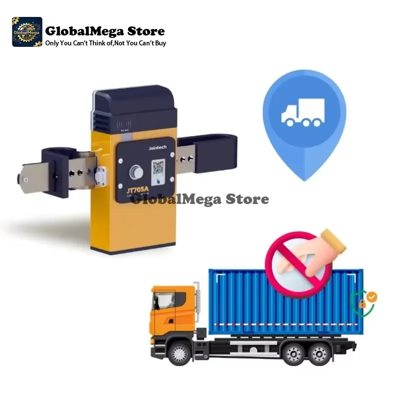 2026 Latest Smart Electronic E-Seal GPS Tracker for Container Cargo Security Truck Asset Tracking Logistics Smart Padlock
