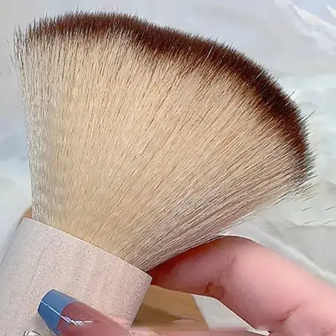 라운드 네일 더스트 브러쉬 대형 네일 더스트 브러쉬 제거 아크릴 UV 젤 폴리쉬 파우더 클리닝 도구 매니큐어 액세서리