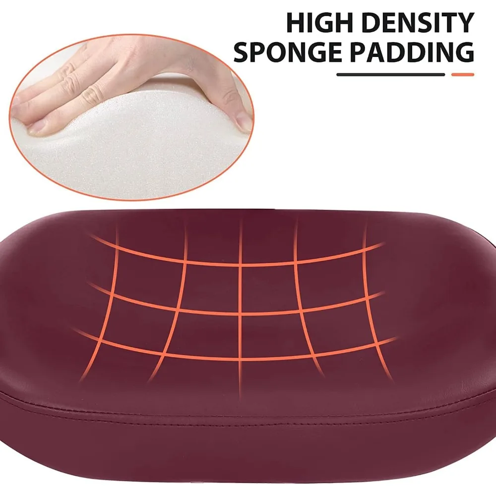 كرسي حلاقة احترافي، كرسي صالون مستلق هيدروليكي عالي التحمل، إسفنجة عالية الكثافة ومغطاة بجلد PU