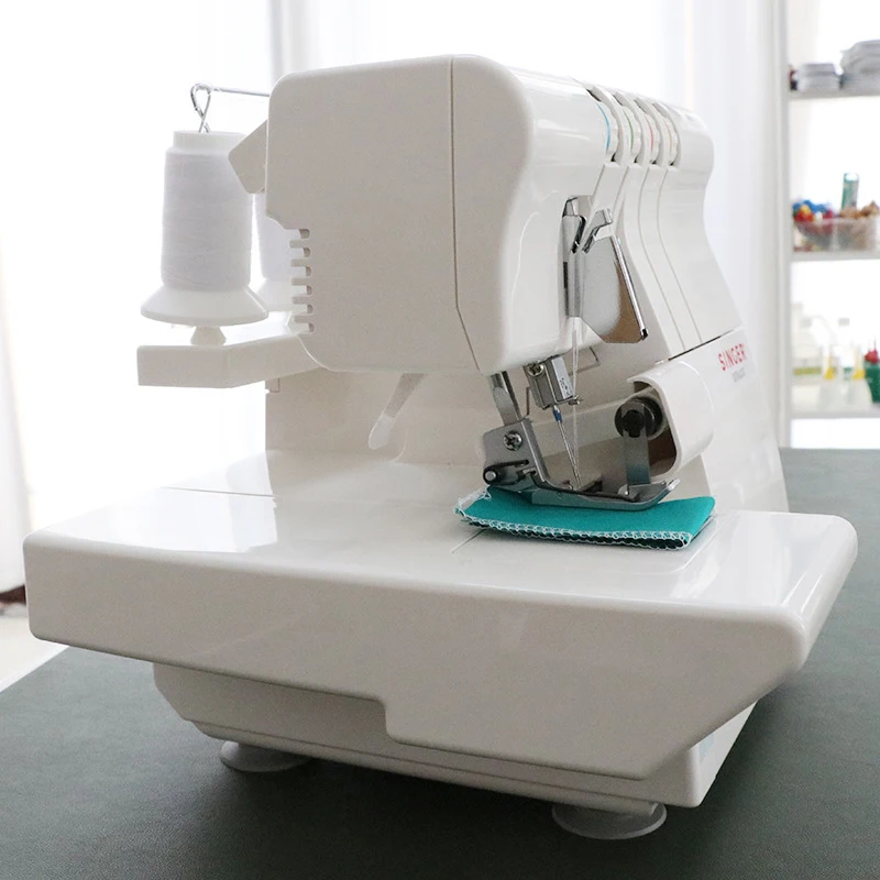 Overlock Sewing machine 14SH644 Household Electric Seaming machine 90W Code Side With Dense Copy Lace Four Lines