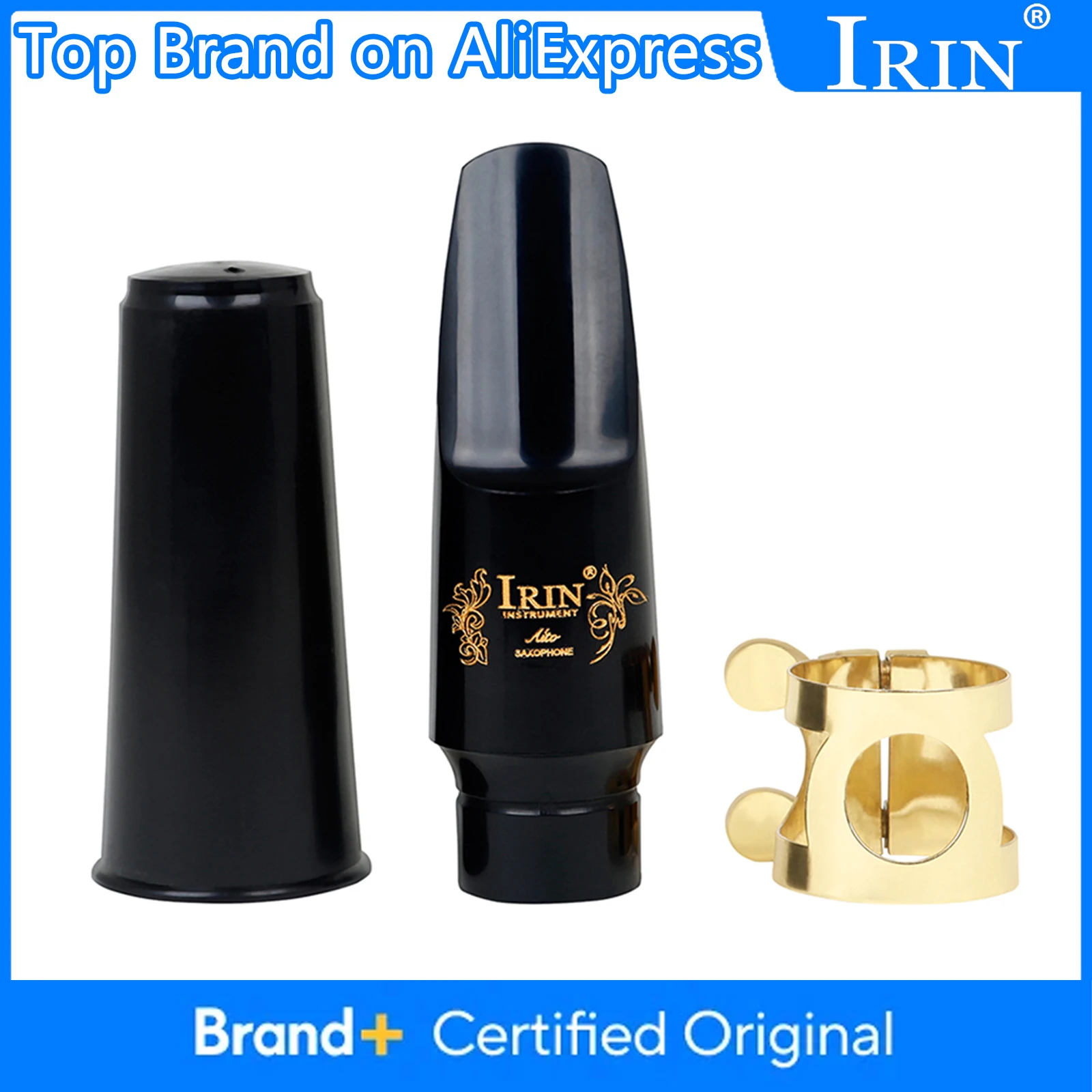 

Набор мундштуков для саксофона IRIN, мундштук для альт-саксофона, зажим для лигатуры из АБС-пластика, колпачок для мундштука, детали и аксессуары для деревянных духовых инструментов