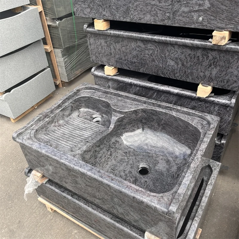 New Design Granite Laundry Sink Outdoor Garden Decoration Natural Stone Wash Basin Home Hotel Design